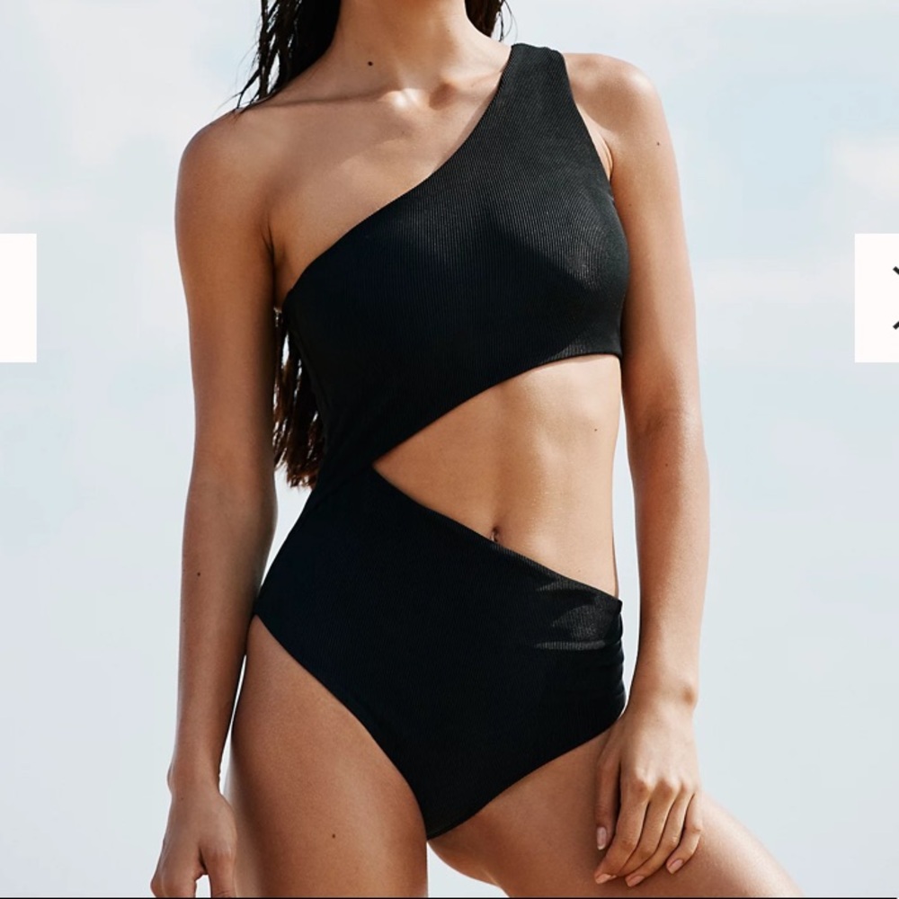 CELINE ONE PIECE - RIBBED BLACK NWT